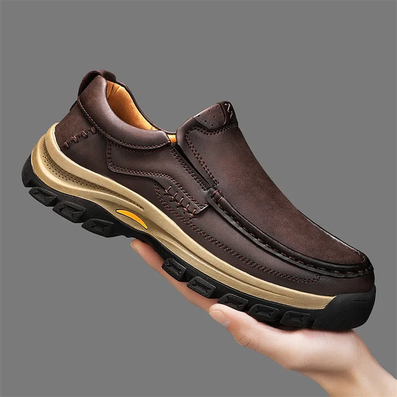 Leather Loafers Men
